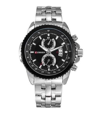 Fossil FS4835 Blue Leather Analog Watch