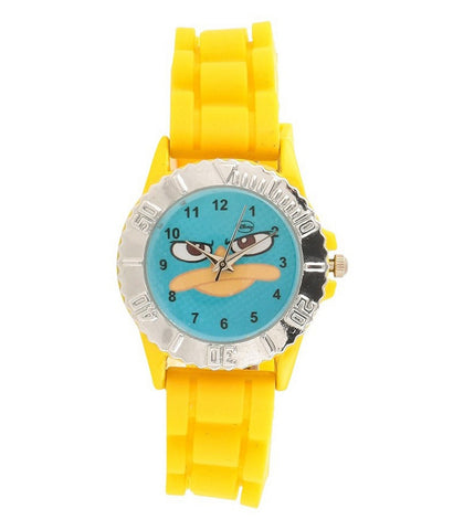 Disney Yellow & Blue Phineas Analog Watch