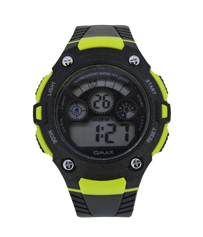 Omax Gray Digital Watch