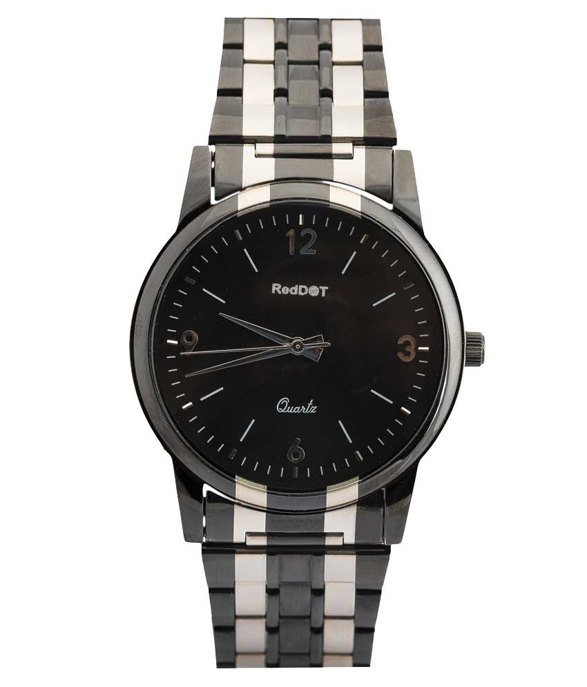 Crude Golden Stainless Steel Analog Watch