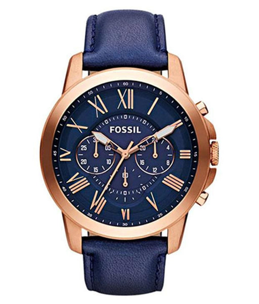 Oura Blue Leather Analog Watch