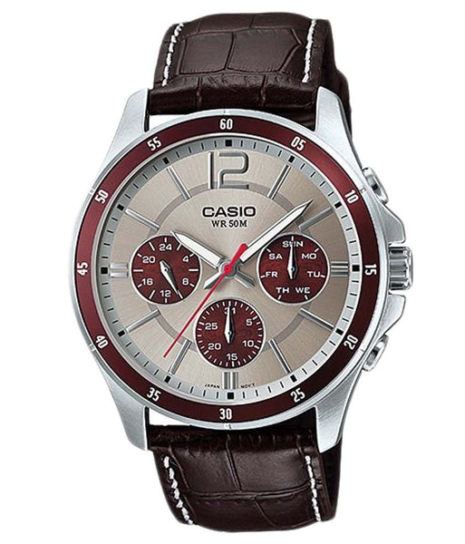 Casio Enticer Analog Grey Dial Men's Watch