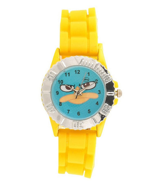 Disney Yellow & Blue Phineas Analog Watch