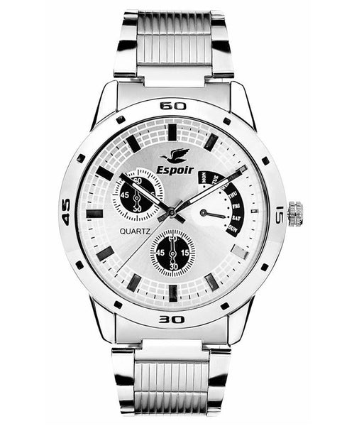 Espoir Silver Metal Analog Watch