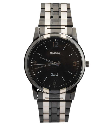 Crude Golden Stainless Steel Analog Watch